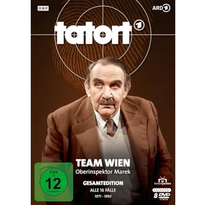 Abbildung von Tatort Team Wien: Oberinspektor Marek Gesamtedition: Alle 16 Fälle mit Fritz Eckhardt [8 DVDs]