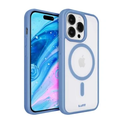Abbildung von LAUT HUEX Protect Hülle kompatibel mit MagSafe Zubehör für iPhone 14 Pro Max (6.7&quot;) Ocean Blue