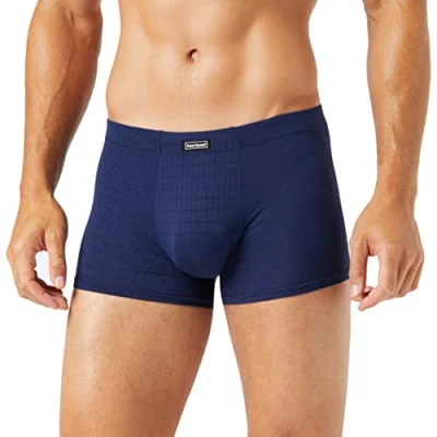 Abbildung von Bruno Banani Herren Hipshort Check Line 2.0 Boxershorts, Blau (Marine Karo 542), Small (Herstellergröße: S)