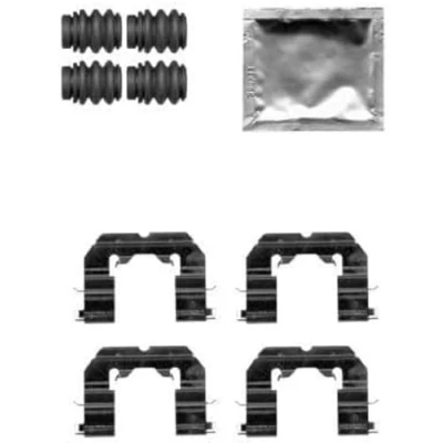Abbildung von HELLA 8DZ 355 205 231 Zubehörsatz, Scheibenbremsbelag KIA: Rio 3, 4 Schrägheck, HYUNDAI: i20 II Schrägheck