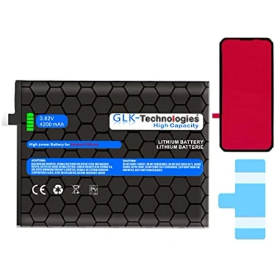 Abbildung von GLK Technologies High Power Ersatz Akku für Huawei Mate 10 PRO P20 inkl. 2X Klebebandsätze Smartphone 4200 mAh (3,8 V)