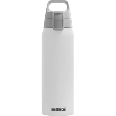 Abbildung von SIGG Isolierte Trinkflasche Shield Therm One White Für kohlensäurehaltige Getränke geeignet Auslaufsicher Spülmaschinenfest BPA frei 90% recycelter Edelstahl Weiss 0.75L