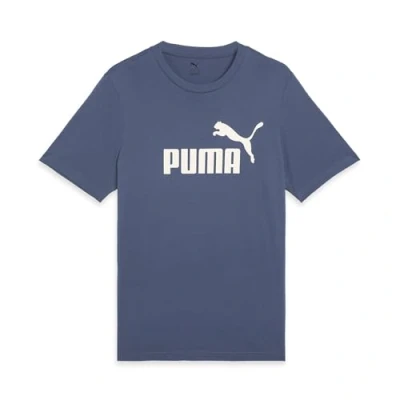 Abbildung von Puma ESS No. 1 Logo T Shirt Herren Mit Plain Dark Indigo Größe: S