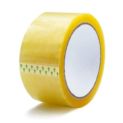 Abbildung von RAYLU PAPER® Papierrollen, Klebeband für Verpackungen von Versandkartons, robust und extra stark, 66 m x 50 mm breit (1 Stück, transparent)
