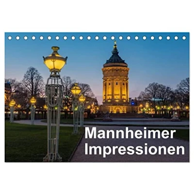Abbildung von Mannheimer Impressionen. (Tischkalender 2025 DIN A5 quer), CALVENDO Monatskalender