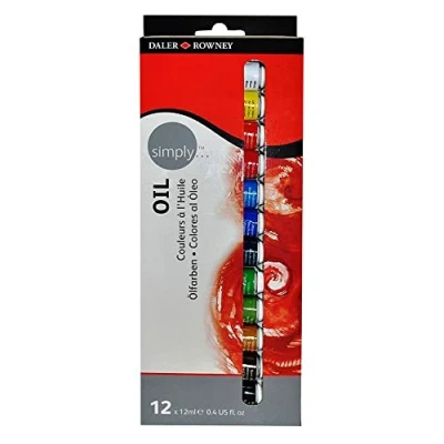 Abbildung von Daler Rowney Simply Set Ölfarben 12 x ml