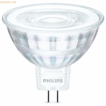 Abbildung von Philips LED Classic GU5.3 Lampe, 35 W, Reflektor, silber, neutralweiß