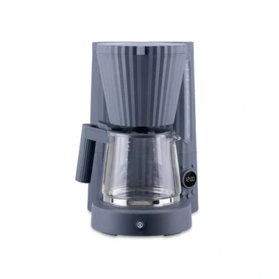 Abbildung von Alessi Kaffeemaschine Plissé grau Michele De Lucchi 1.5 Liter MDL14 G