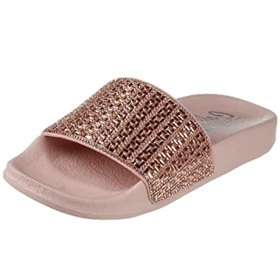 Abbildung von Skechers Pantolette &quot;POP UPS NEW SPARK&quot;, Sommerschuh, Schlappen mit funkelnder Bandage