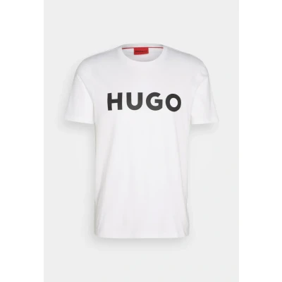 Abbildung von HUGO Dulivio Tshirt print, Herren, Größe: XS, Open white