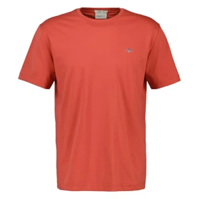 Abbildung von GANT REG Shield SS Tshirt basic, Herren, Größe: 4XL, Brick red