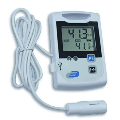 Abbildung von TFA Dostmann LOG110 EXF Datenlogger, für Temperatur und Feuchte, Speicher 60,000 Datensätze, (L) 60 x (B) 21 (H) 89 mm