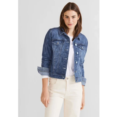 Abbildung von Street One Indigo Jeansjacke, Damen, Größe: 36, Blau