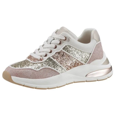 Abbildung von Tamaris Sneaker im funkelnden Look, Freizeitschuh, Halbschuh, Schnürschuh