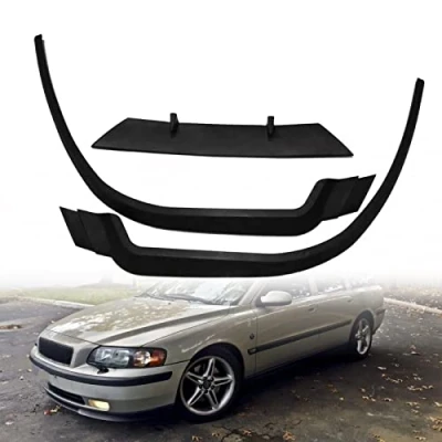 Abbildung von JOBOUND 3 Stück Auto Frontspoiler STOßSTANGE Lip Euro Spoiler Lippe Universal Body Kit for Volvo S60R V70 Cupra R