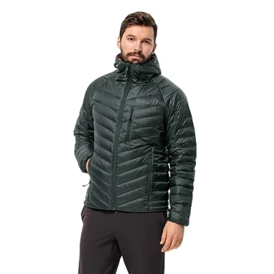 Abbildung von Jack Wolfskin Passamani Daunenjacke, Herren, Größe: XXL/3XL, Black olive