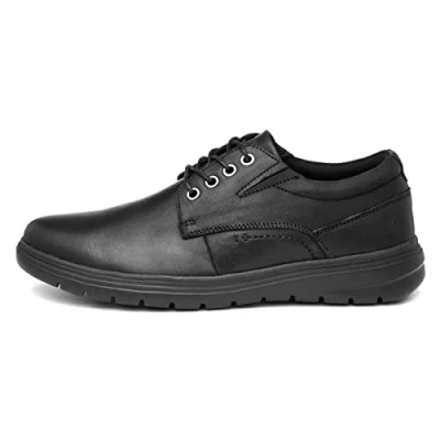 Abbildung von Hush Puppies Herren Triton Schnürschuh Oxford, Schwarz, 42 EU