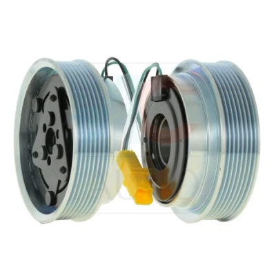 Abbildung von ACAUTO AC 06SD64 Magnetkupplung SANDEN, NISSAN, RENAULT SD6V12 RENAULT: TWINGO II Kasten / Schrägheck, CLIO 3, 2, NISSAN: Note I, MICRA 3