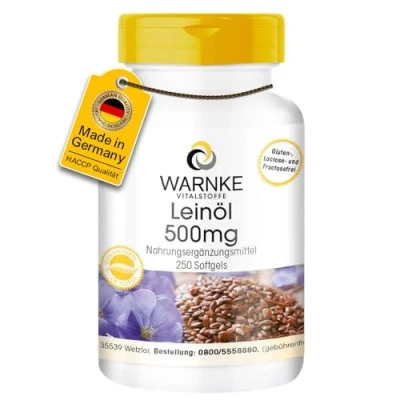 Abbildung von Leinöl 500 mg Kapseln 250 St