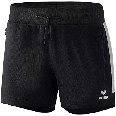 Abbildung von Erima kurze Sporthose, Damen, Größe: 44, Schwarzgrau