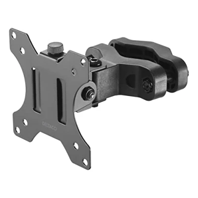 Abbildung von DELTACO ARM 0304 Monitorhalterung für Pfostenmontage, Geeignet Bildschirm von 17 bis 32 Zoll Schwarz
