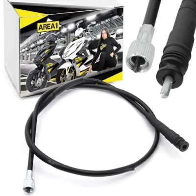 Abbildung von Area1 Ersatz Tachowelle 12mm GY6 125/150ccm China 4T, Kompatibel mit RS Flex Tech Vanguard Zhej Qinqui Sonik Wangye