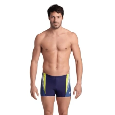 Abbildung von Arena Threefold Badehose Pants, Herren, Größe: 4, Navy grey blue soft green