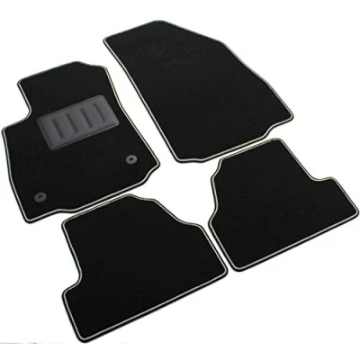 Abbildung von ilTappetoAuto SPRINT03410 Fußmattensatz PP (Polypropylen) vorne und hinten 4 schwarz Maßgefertigt OPEL: Mokka / X