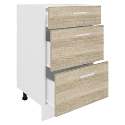Abbildung von VCM Unterschrank Küchenschrank B 50 cm Schublade Esilo