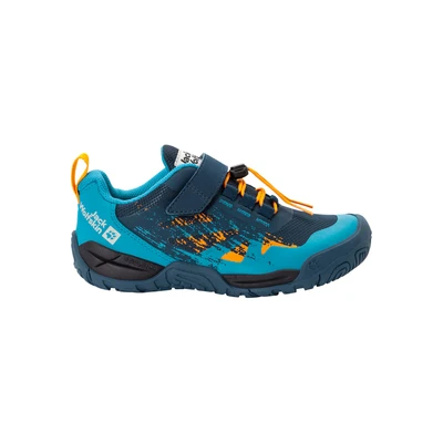 Abbildung von Jack Wolfskin Villi Action LOW Hikingschuh für Kinder, Größe: 33, Dark sea Kunststoff/textil