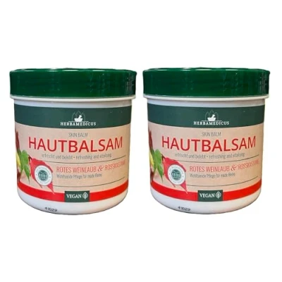 Abbildung von Herbamedicus Rotes Weinlaub &amp; Rosskastanie Creme 2x250ml