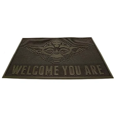 Abbildung von Star Wars Pyramid International Yoda Welcome&#039; Gummi Fußmatte, 40 x 60 cm, Einheitsgröße