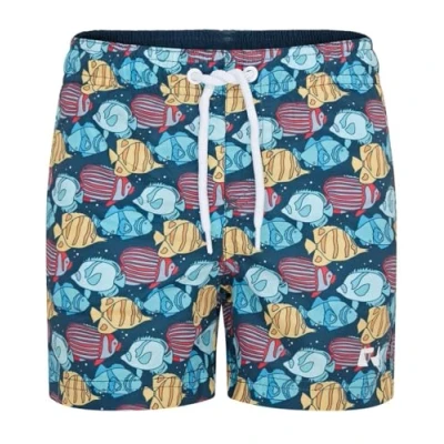 Abbildung von RIPT Jungen Essentials Quick Dry UV 50 Sonnenschutz Badeshorts Badehose, Blau/Gelb, 11 12 Jahre