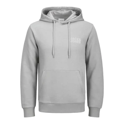 Abbildung von Jack &amp; Jones Jjecorp LOGO HOOD Kapuzenpullover Ultimate grey, Herren, Größe: Small, grey