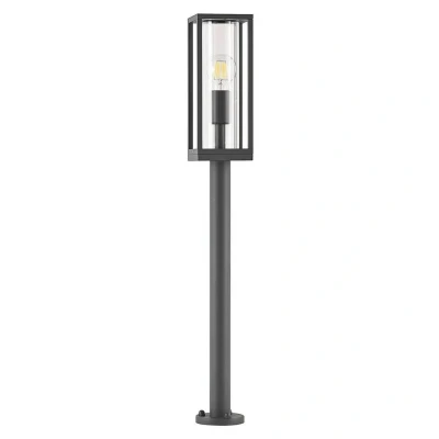 Abbildung von Lindby Wegeleuchte Giavanna, 80 cm, anthrazit, IP44, E27