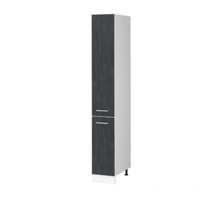 Abbildung von Vicco Apothekerschrank R Line, Schwarz Beton/Weiß, 30 cm