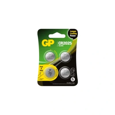 Abbildung von CR2025 4er Set GP Lithium Knopfbatterien CR 2025 3V Lange Lebensdauer