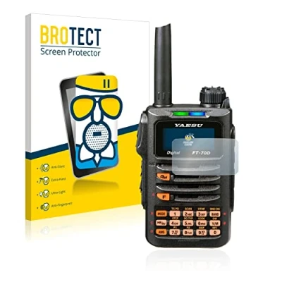 Abbildung von BROTECT Entspiegelungs Schutzglas für Yaesu FT 70DR Schutzfolie Panzer Folie Glas Matt [Extrem Kratzfest 9H, Anti Reflex, Fingerprint]