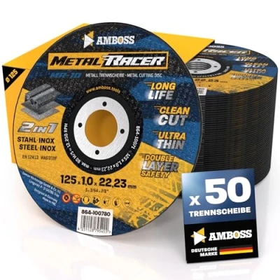 Abbildung von Amboss Werkzeuge Trennscheiben 50x Metal Racer Trennscheibe, Ø125 mm 1