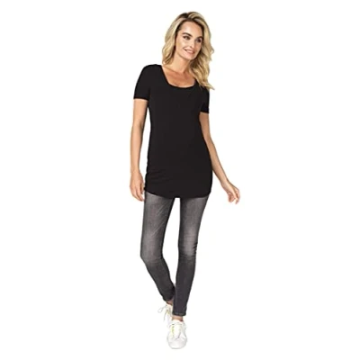Abbildung von Noppies Tshirt print, Damen, Größe: Small, Black
