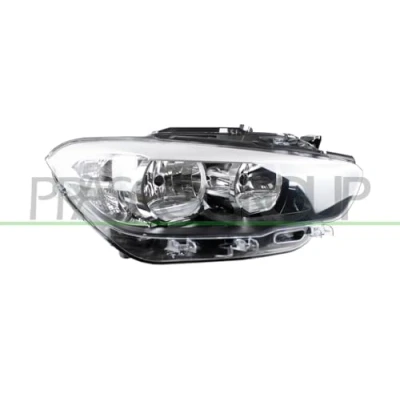 Abbildung von PRASCO BM1254903 Scheinwerfer rechts LED, H7/H7 schwarz BMW: 1 Schrägheck, Schrägheck