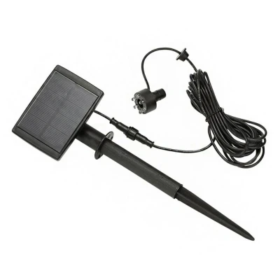 Abbildung von Dehner LED Solarleuchte Solar Universalbeleuchtung, Ø 3 cm, Kunststoff, Warmweiß