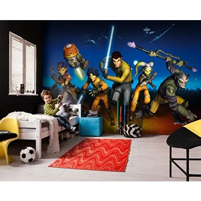 Abbildung von Komar Fototapete &quot;Star Wars Rebels Run&quot;, 368x254 cm (Breite x Höhe), inklusive Kleister
