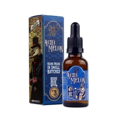 Abbildung von HEY JOE! Beard Oil Nº 3 Acid Melon Natürliches und Erfrischendes Bartöl Herren mit Melonenduft Lychee Noten Bartpflege für Gesunde Bärte Bart Öl 30 ml