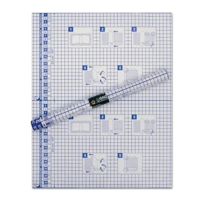 Abbildung von SIGNZ selbstklebende Buchschutzfolie, transparent, 5 m x 40 cm, starke 60 my (0,06mm), glasklar, CO2 neutral hergestellt, made in Germany