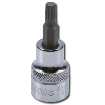 Abbildung von SONIC 8284806 Steckschlüsseleinsatz 3/8 Spline DIN 3120 M6 Chrom Vanadium Stahl