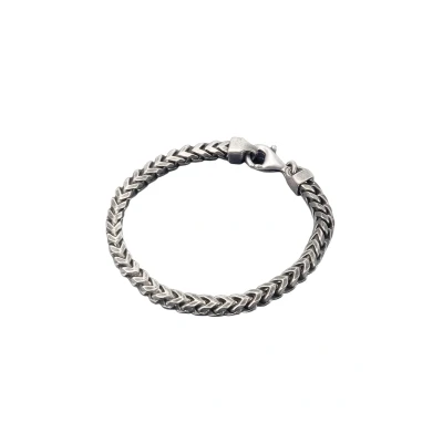 Abbildung von trendor Gliederarmband 925 Silber Oxydiert Fuchsschwanzkette 5,1 mm
