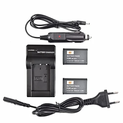 Abbildung von DSTE®（2 Pack） Ersatz Batterie und DC134E Reise Ladegerät Compatible für Sony NP BX1 ZV1 ZV 1 DSC RX100 VII HDR CX240E RX1 II III RX1RM2