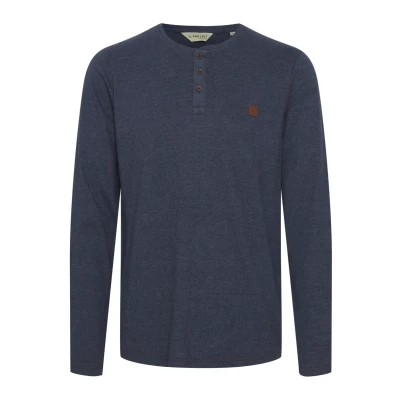 Abbildung von 11 Project Prbonso Langarmshirt, Herren, Größe: Large, Dress blues melange
