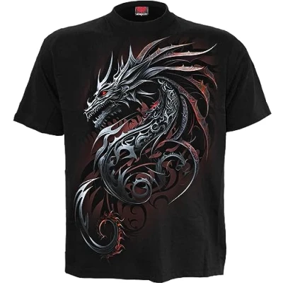 Abbildung von Spiral Herren M121 T Shirt, Schwarz, XL